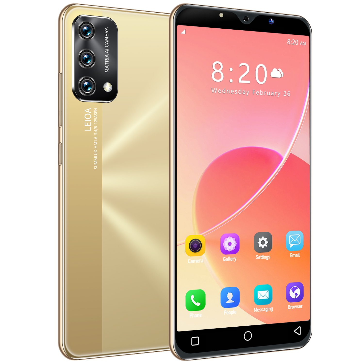 5G mobile phone Q3 Pro smartphone unlocked 6GB 128GB 5.0 full screen 3G 4G Android 10Android smart mobile phone